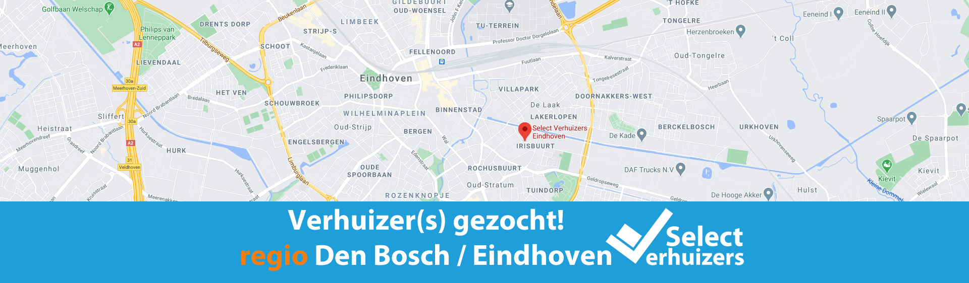 Verhuizers gezocht regio Den Bosch - Eindhoven